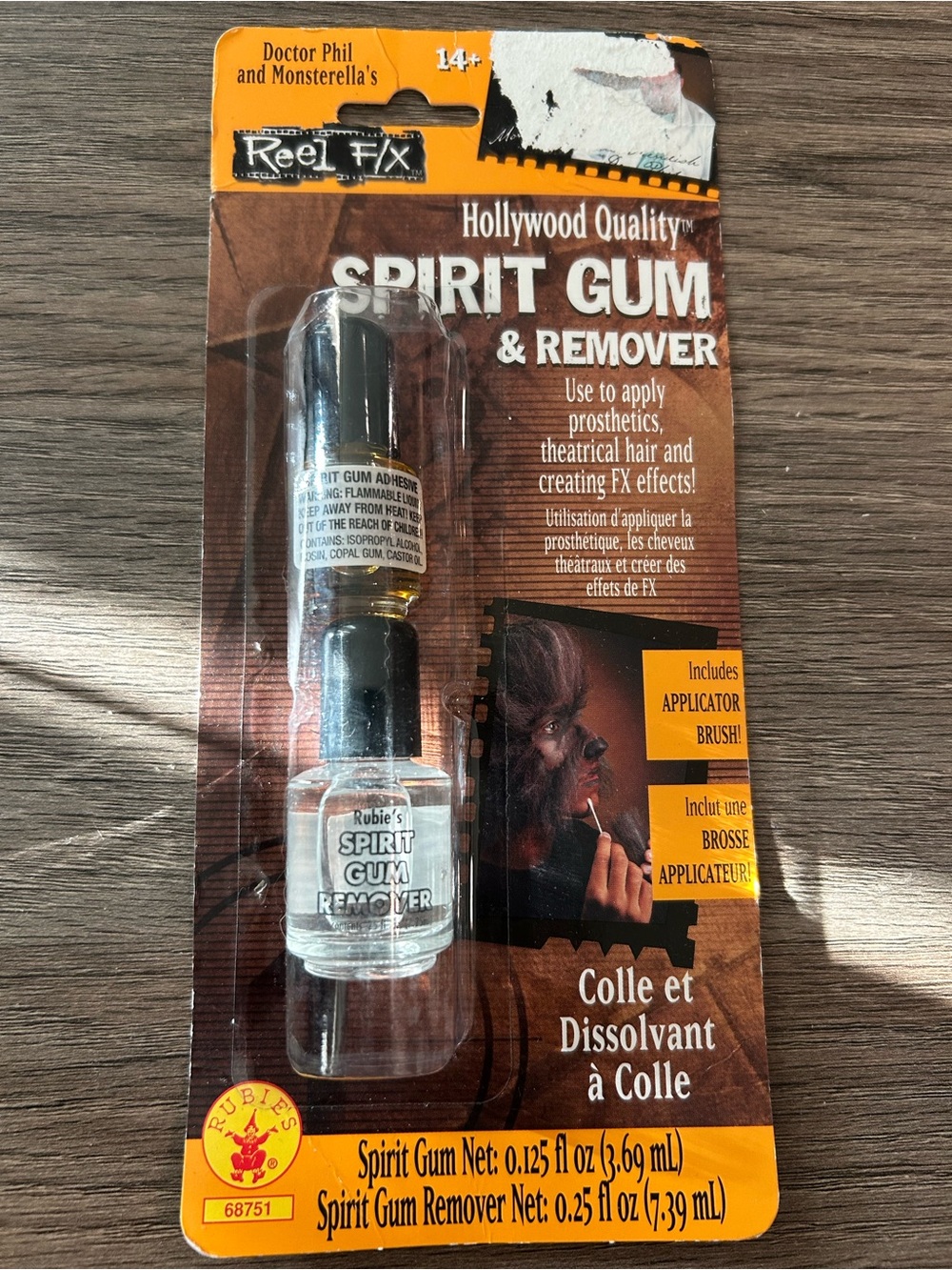 SPFX spirit gum and remover set